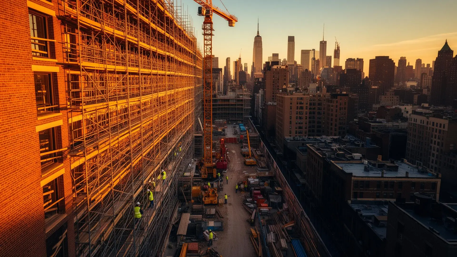 Doon Construction building restoration project in New York City